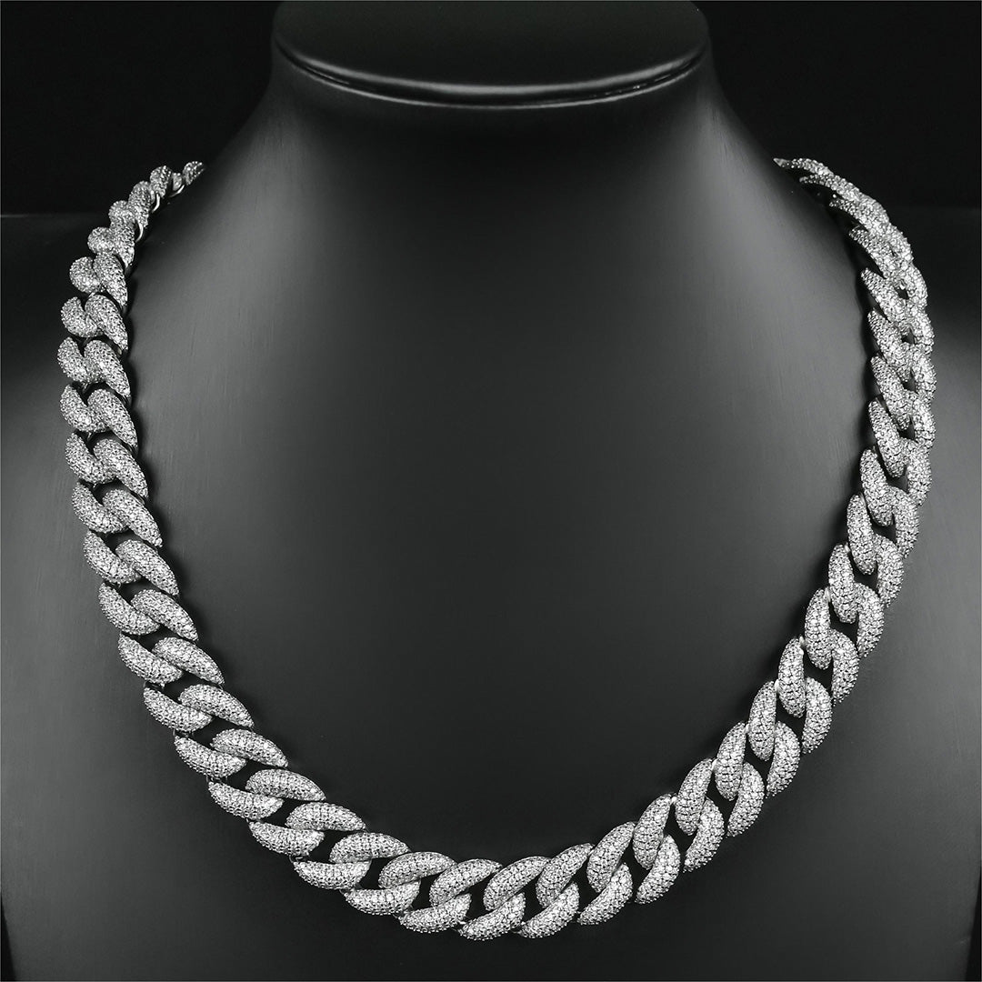 15MM MIAMI CUBAN LINK CHAIN & BRACELET