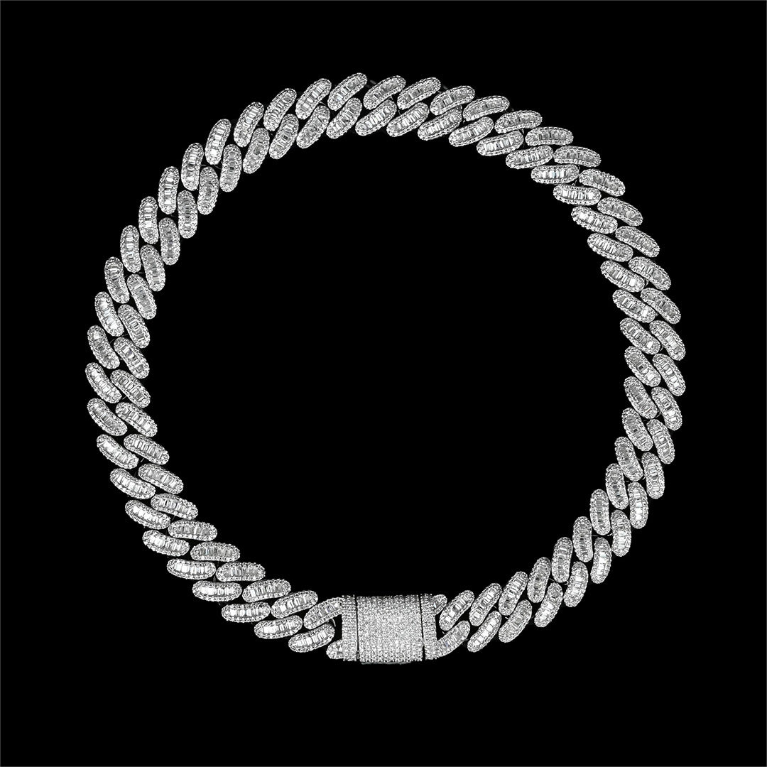 16MM BAGUETTE CUBAN LINK CHAIN