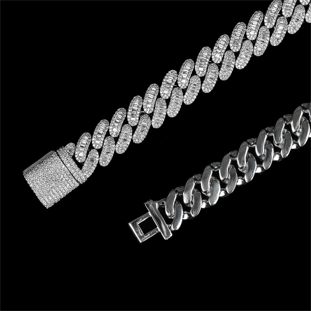 16MM BAGUETTE CUBAN LINK CHAIN