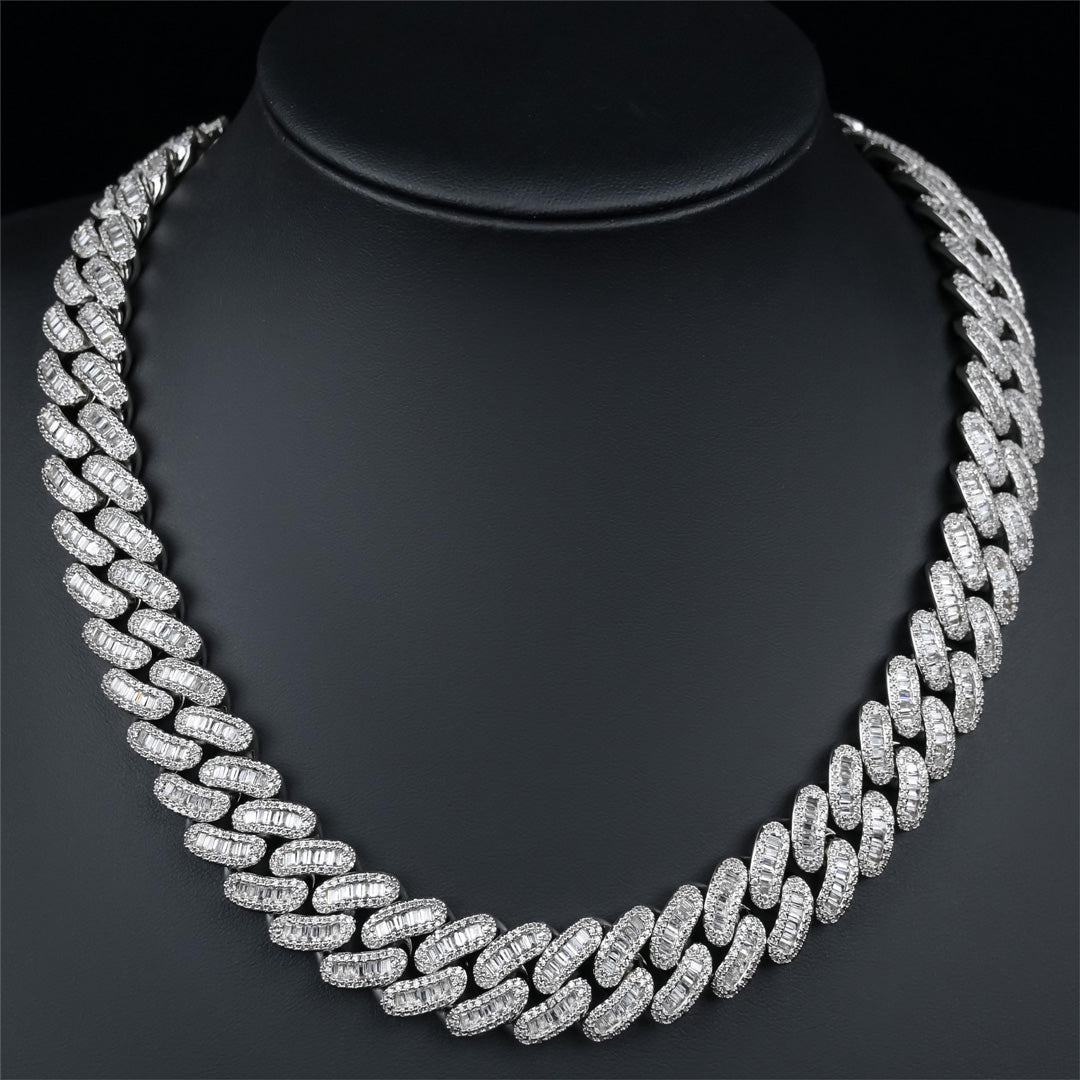 16MM BAGUETTE CUBAN LINK CHAIN