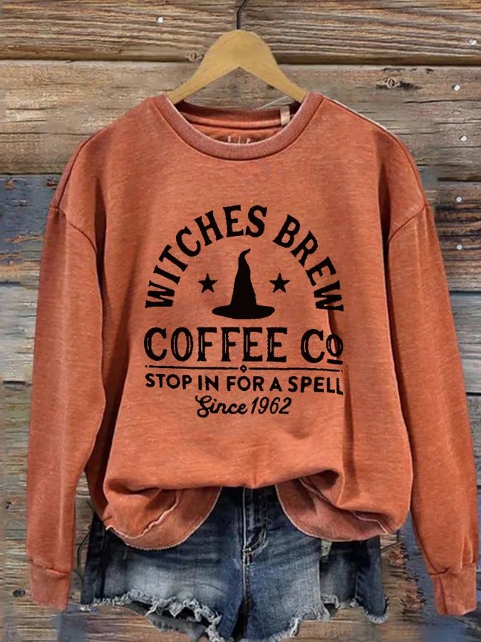 Women's Casual Print Long Sleeve Sweatshirt