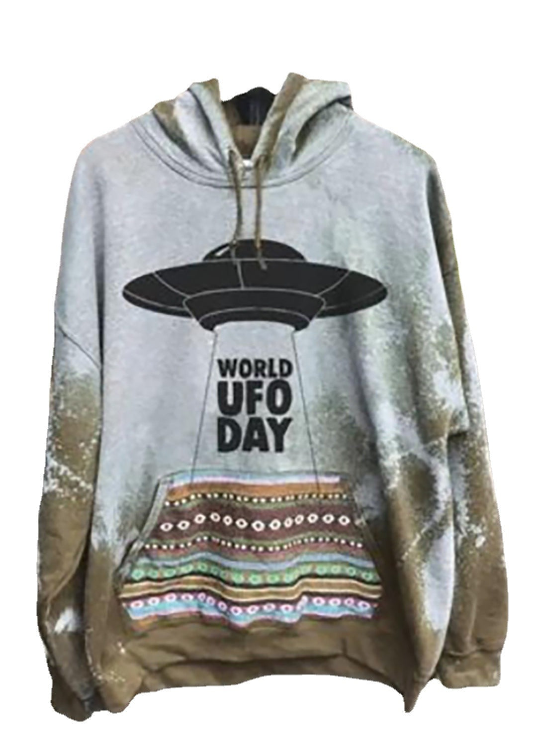 2022 cross-border new product 3d printing urban casual European and American English letters hooded pullover ladies sweater YK